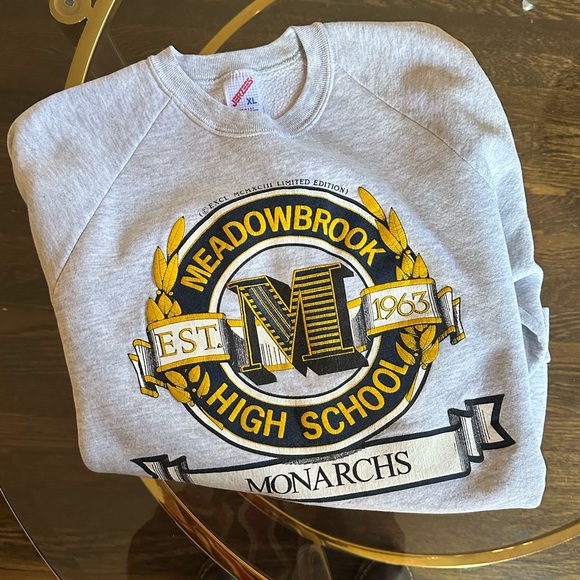 Jerzees Other - Vintage School Frat Jerzees Sweatshirt Pullover XL